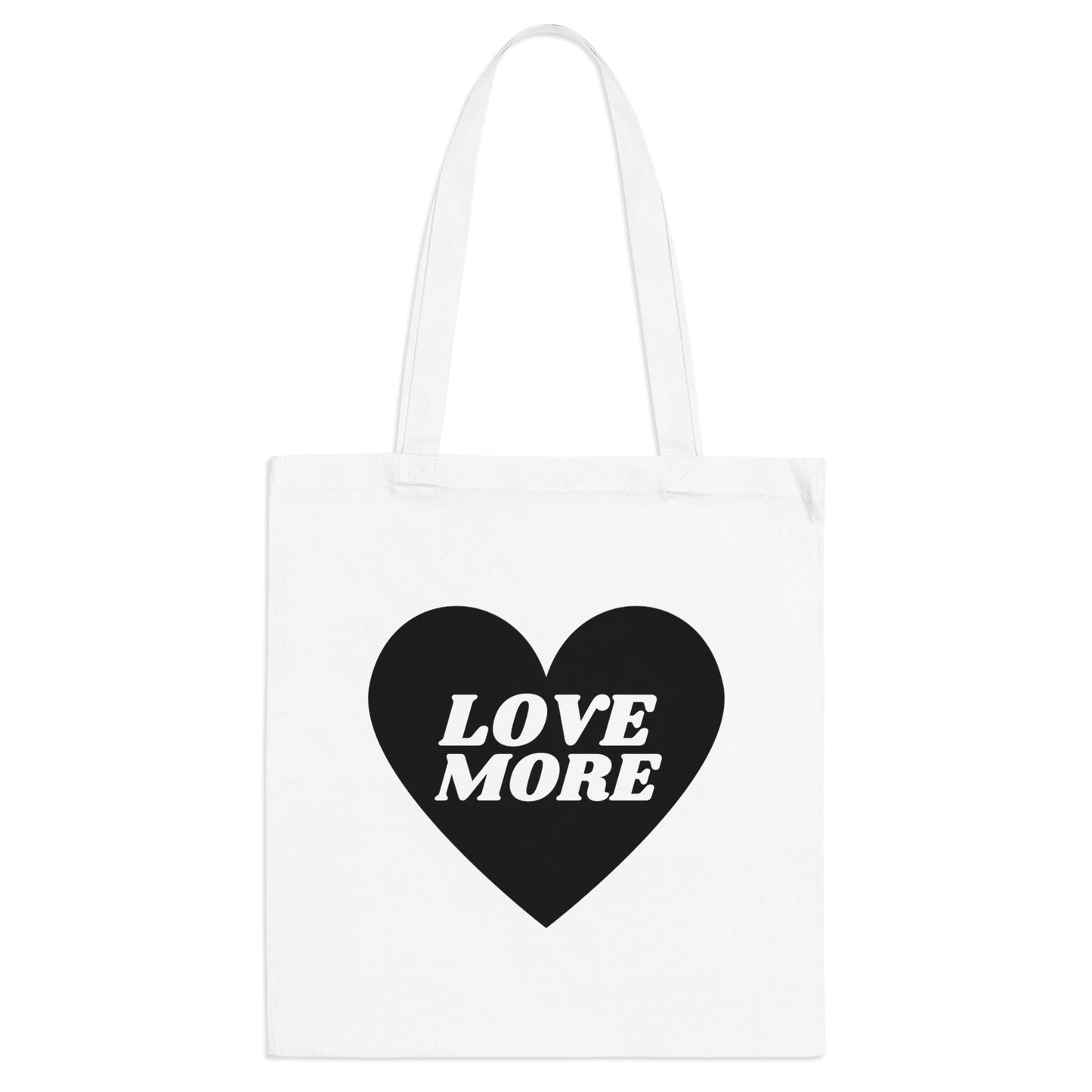 LOVE MORE Cotton Tote Bag