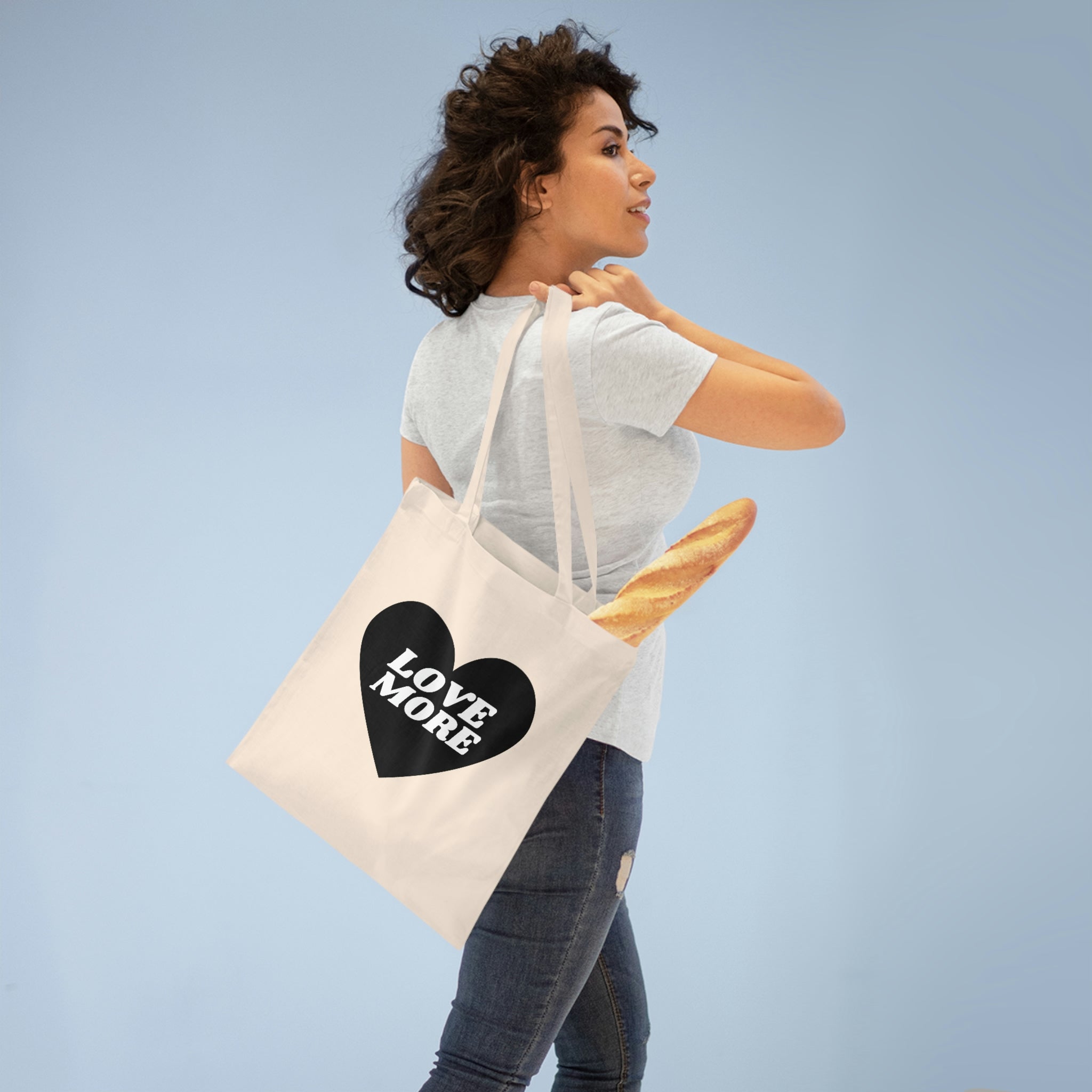 LOVE MORE Cotton Tote Bag