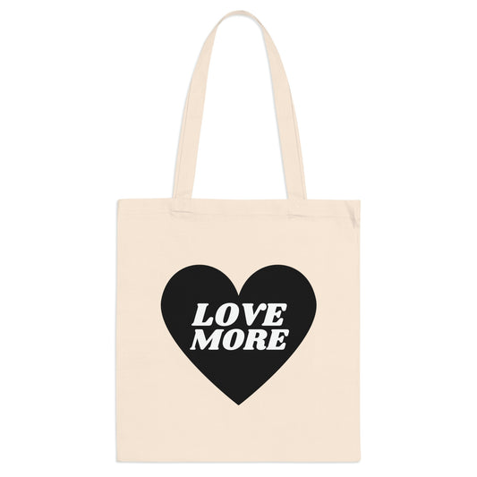 LOVE MORE Cotton Tote Bag